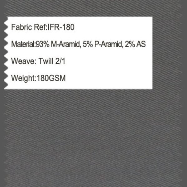 180gsm 93% M-Aramid 5% P-Aramid 2% AS