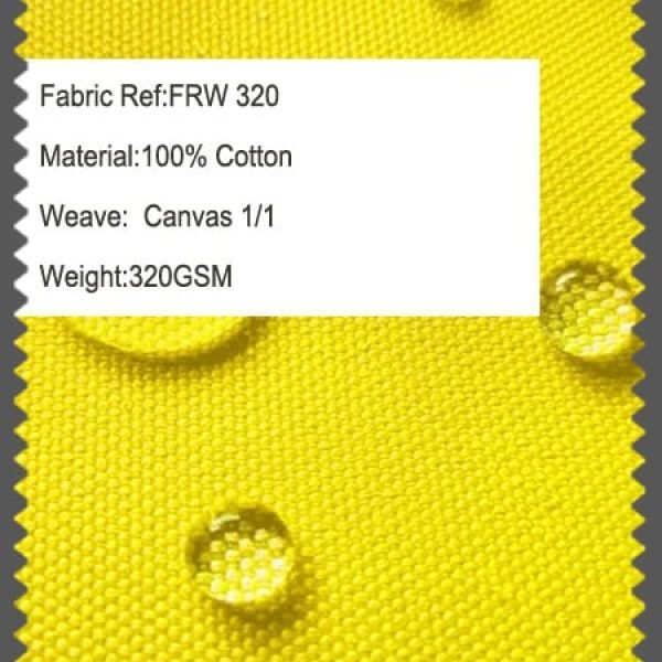 Cotton 320gsm FR Water proof